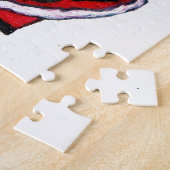 SANTA EN MEVROUW CLAUS KERSTMIS KUS puzzel (Zijkant)
