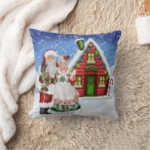 Santa en mevrouw Claus Kussen (Deken)