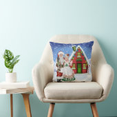 Santa en mevrouw Claus Kussen (Stoel)
