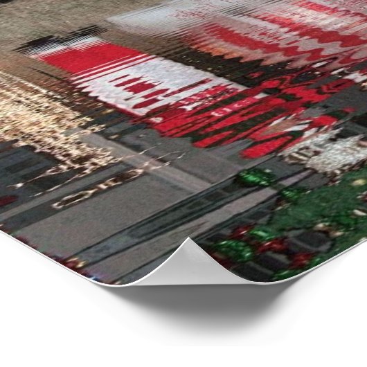 Santa en Mrs Claus Poster (Hoek)