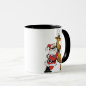 Santa en Raindeer Mok (Voorkant rechts)