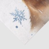 Santa en Reindeer Tissue Paper Tissuepapier (Detail)