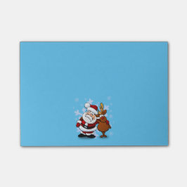 Santa en rendier post-it® notes