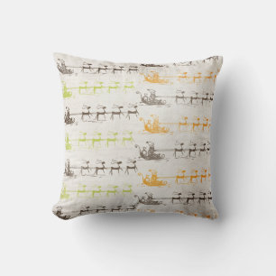 Santa en rendier vakantie kussen