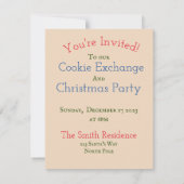 Santa en rendieren maken peperkoek huis kaart (Achterkant)