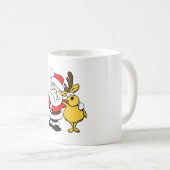 Santa en rendieren Mok (Voorkant rechts)