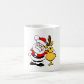 Santa en rendieren Mok (Center)