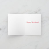 Santa- en Rudolf-kaart Feestdagen Kaart (Binnen)