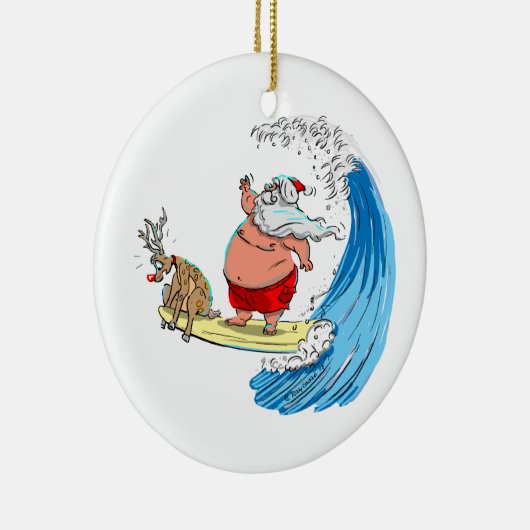 sAnTa en RuDoLf Keramisch Ornament (Rechts)