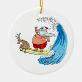 sAnTa en RuDoLf Keramisch Ornament (Voorkant)