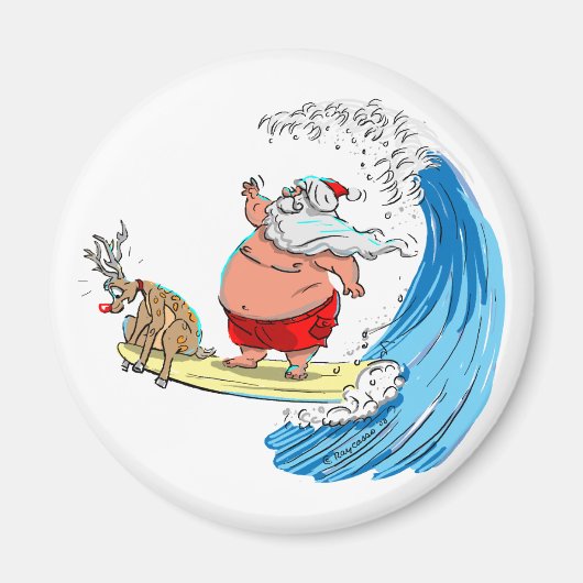 SanTa en RuDoLf Magneet (Voorkant)