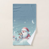 Santa en Rudolph Bad Handdoek (Handdoek)