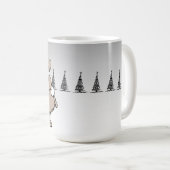 Santa en Rudolph de Red Nosed Reindeer Mok (Voorkant rechts)