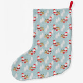 Santa en Rudolph Grote Kerstsok (Achterkant)