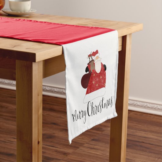 Santa en Rudolph Lange Tafelloper (Voorbeeld)