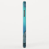 Santa en Rudolph met Sled Case-Mate iPhone Case (Achterkant/rechts)