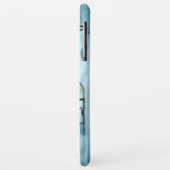 Santa en Rudolph met Sled Case-Mate iPhone Case (Achterkant/links)