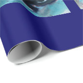 SANTA EN SAX, CHRISTMAS PARTIJ CADEAUPAPIER (Rol Hoek)