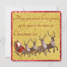  Santa- en Slaaprood- en Goudplatte Kaart