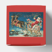 Santa en Sleigh Goodies Box Bedankdoosjes (Bovenkant)