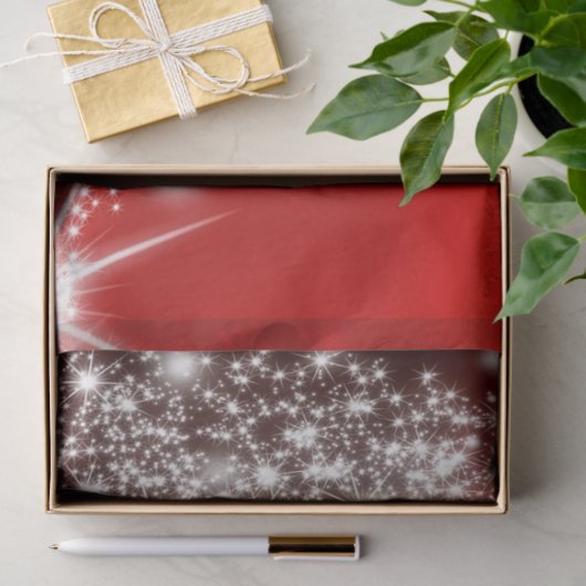 Santa en Sleigh Tissuepapier (Geschenk)