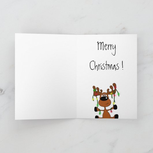 Santa en Smooshy Feestdagen Kaart (Binnen)