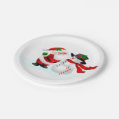 Santa- en Snowman 7-inch Bord (Gekanteld)