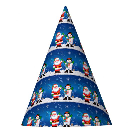 Santa en Snowman Feesthoedjes (Voorkant)