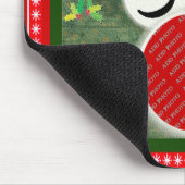 Santa en Snowman voegen je foto toe Muismat (Hoek)