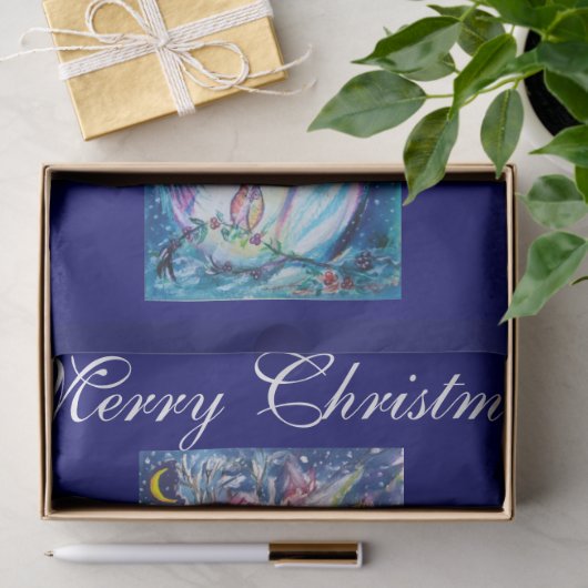 SANTA EN SNOWMEN CHRISTMAS PARTIJ TISSUEPAPIER (Geschenk)