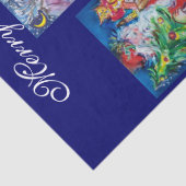 SANTA EN SNOWMEN CHRISTMAS PARTIJ TISSUEPAPIER (Detail)