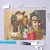 SANTA EN VRIENDEN TISSUEPAPIER (Craft)