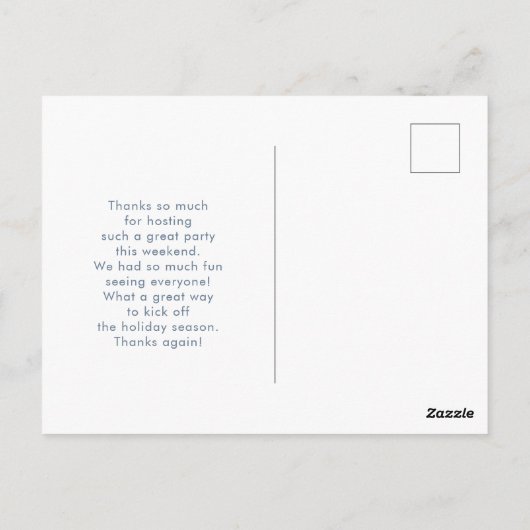 Santa en zijn Flying Rendier Christmas-Bedankt Briefkaart (Achterkant)