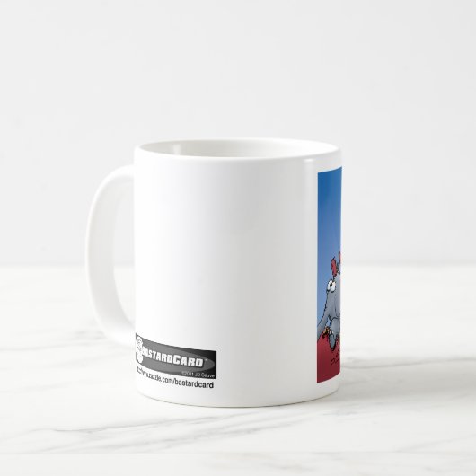 Santa en zijn Mok Elephants (Voorkant links)