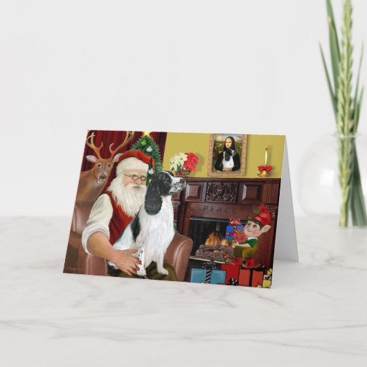 Santa-Engineering Springer 7 Feestdagen Kaart (Voorkant)