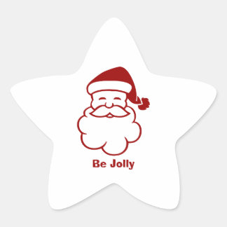 Santa Envelope Seal Ster Sticker