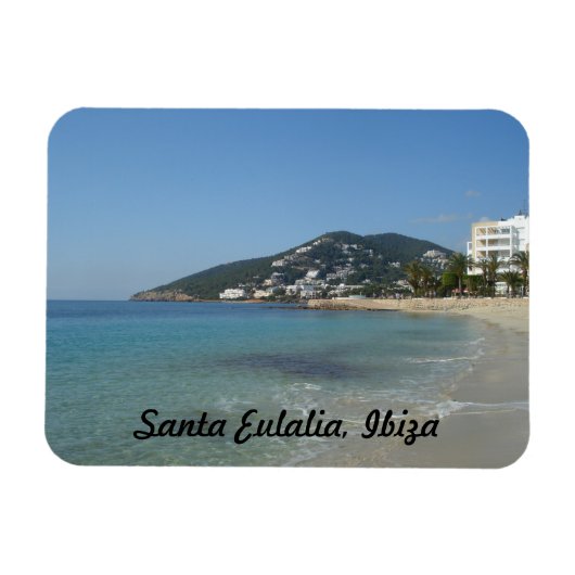 Santa Eulalia, Ibiza Magnet Magneet (Horizontaal)