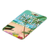 Santa Eulalia Ibiza vintage reisposter Magneet (Linkerzijde)