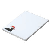 Santa Eurasian Coot Notitieblok (Linkerzijde)