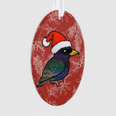 Santa European Starling Ornament (voorkant)