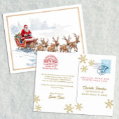 Santa Express Briefkaart voor kinderen
