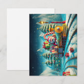 Santa Express Kerstavond Behuizing Kaart (Voorkant / Achterkant)