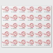 Santa express-mail: levering Noordpool Cadeaupapier (Vlak)