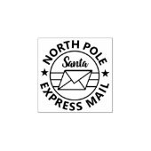 SANTA EXPRESS MAIL RUBBER STAMP RUBBERSTEMPEL (Afrduk)