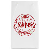 Santa express Noordpool Klein Cadeauzakje (Achterkant)