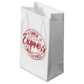 Santa express Noordpool Klein Cadeauzakje (Achterkant Gekanteld)