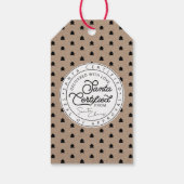 Santa Express pakketbezorging | Santa gecertificee Cadeaulabel (Achterkant)