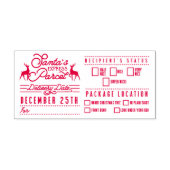 Santa Express pakketbezorging | Santa gecertificee Zelfinktende Stempel (Design)