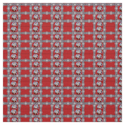 Santa Fabric Stof (Swatch)