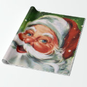 Santa Face 1 Cadeaupapier (Uitgerold)